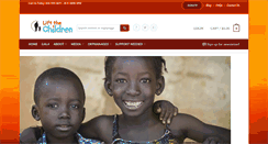 Desktop Screenshot of liftthechildren.org